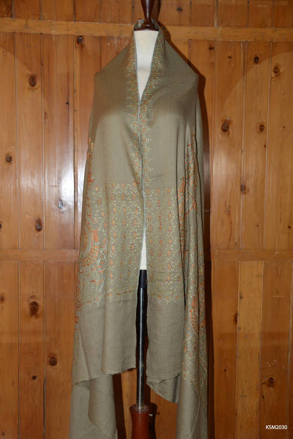 Natural Pashmina Shawl | Soin Work | Jaal | Chasm-e-Bulbul (Hand Made)